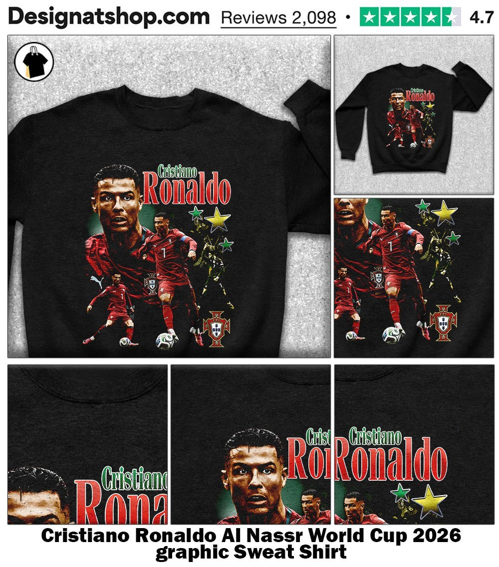Cristiano Ronaldo Al Nassr World Cup 2026 graphic shirt