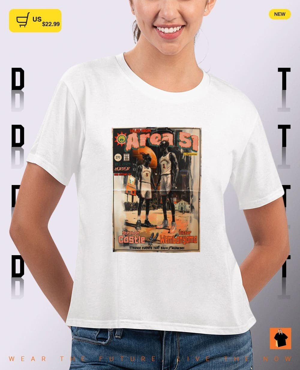 Area 51 San Antonio Basketball Alien Horror shirt