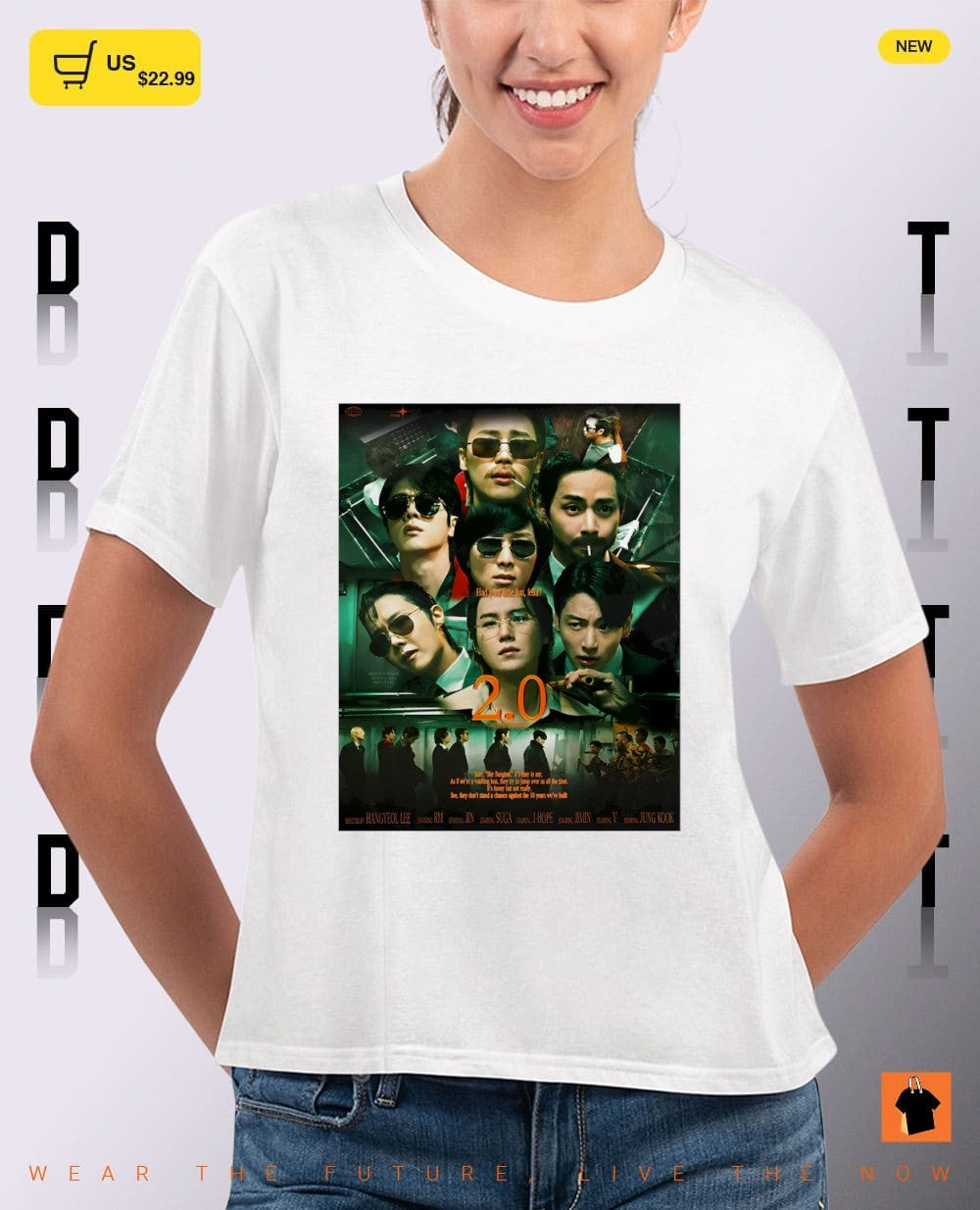 BTS 2.0 Arirang Tour 2026 Cute Group poster shirt
