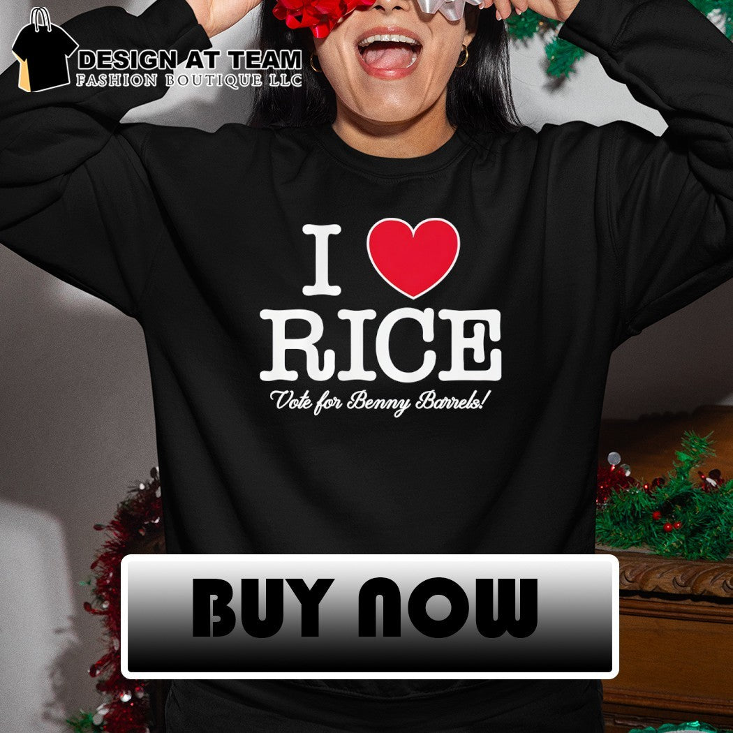 Ben Rice I love Rice Vote for Benny Barrels New York Yankees Baseball shirt