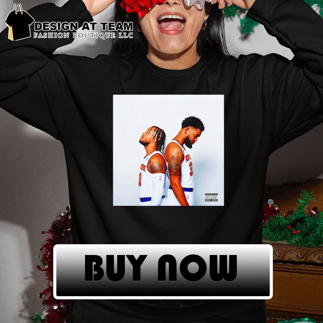 Brunson x Towns Album Graphic Knicks basketball players shirt