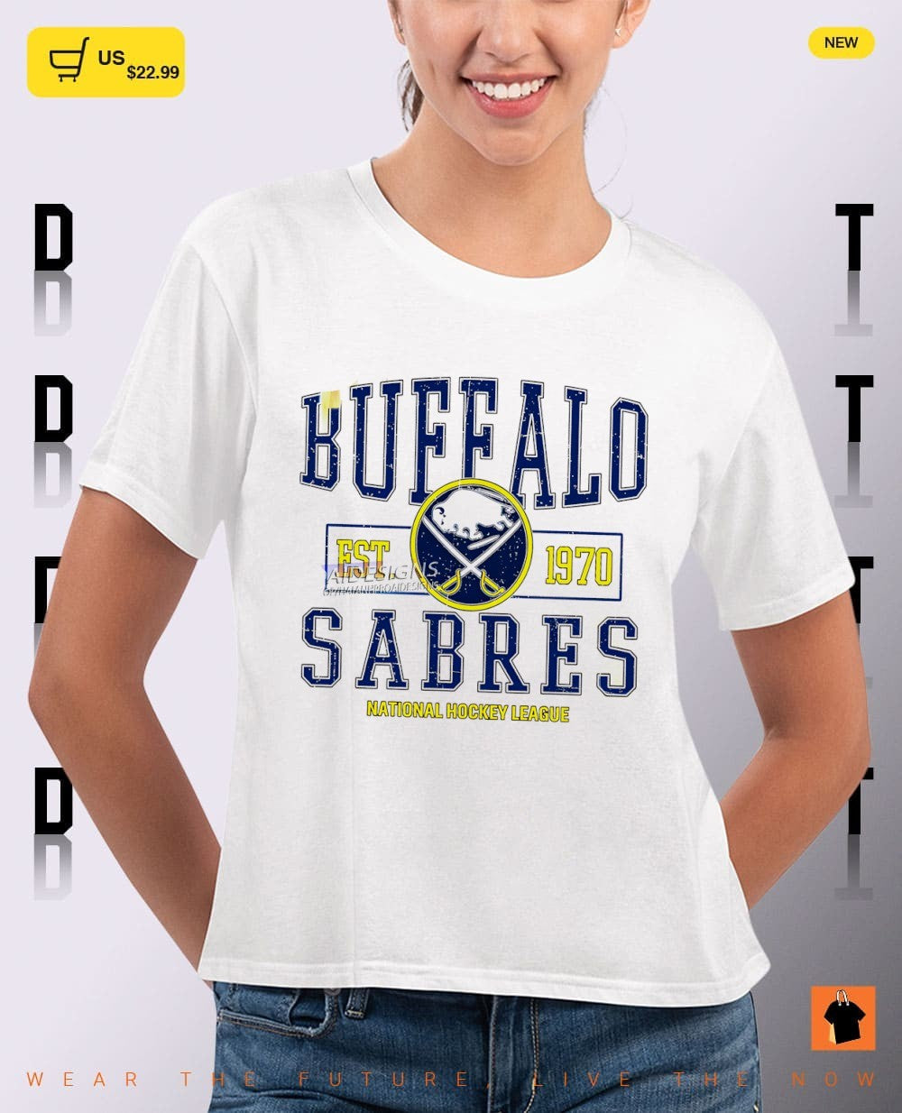 Buffalo Sabres Hockey National hockey league est 1970 shirt