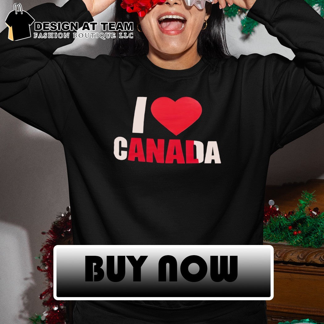 Canadian apparel I heart Canada Anal shirt