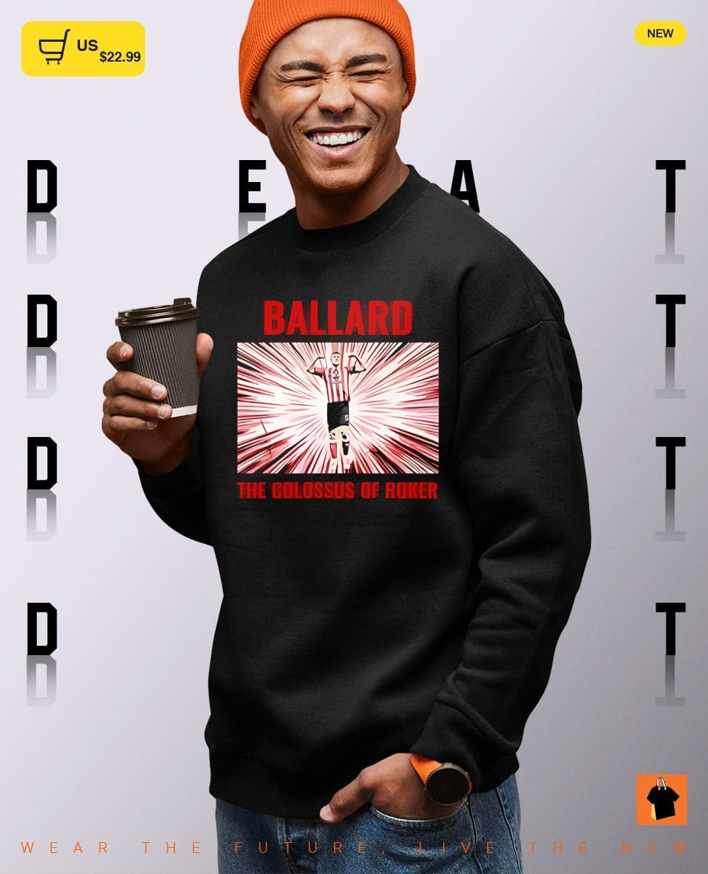 Dan Ballard Sunderland FC the colossus of roker shirt