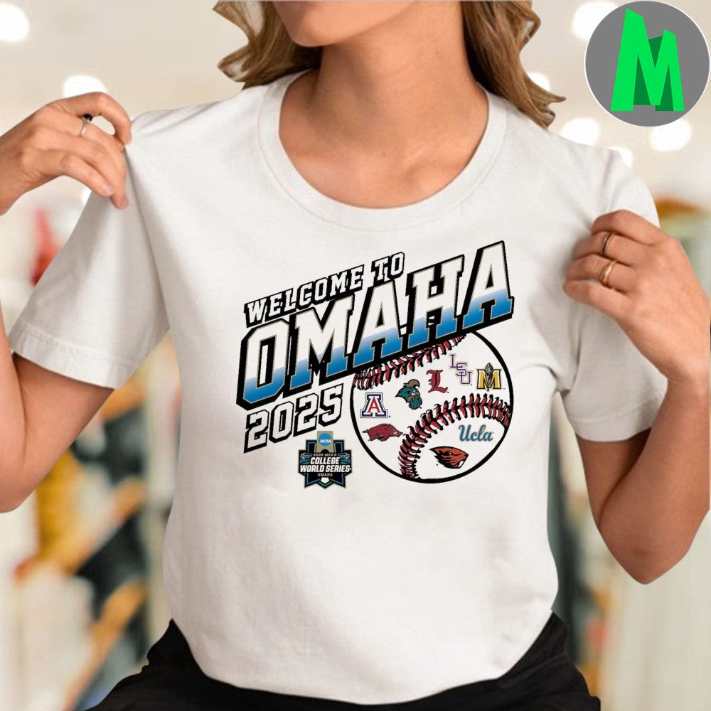 Design 2025 NCAA Men’s College World Series Omaha Baseball Shirt