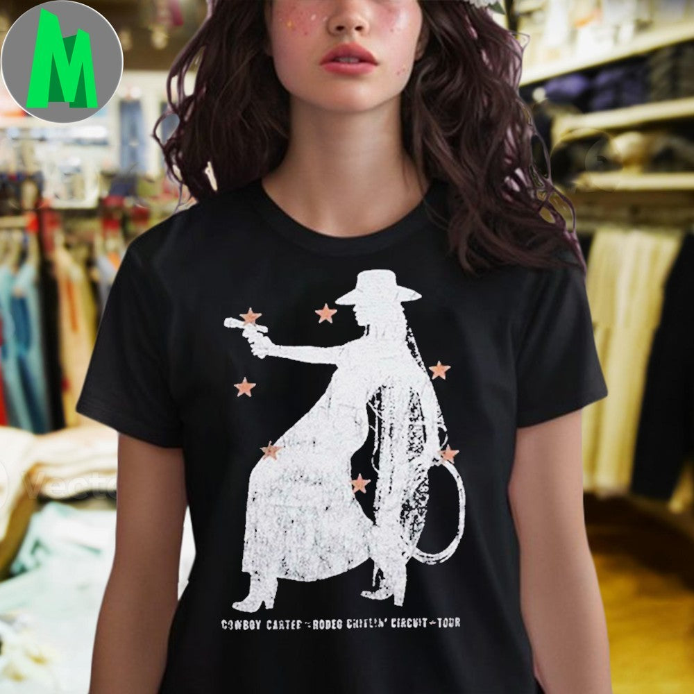 Design Beyonce Cowboy Carter Rodeo Chitlin’ Circuit Tour London 2025 Pop Up T-Shirt