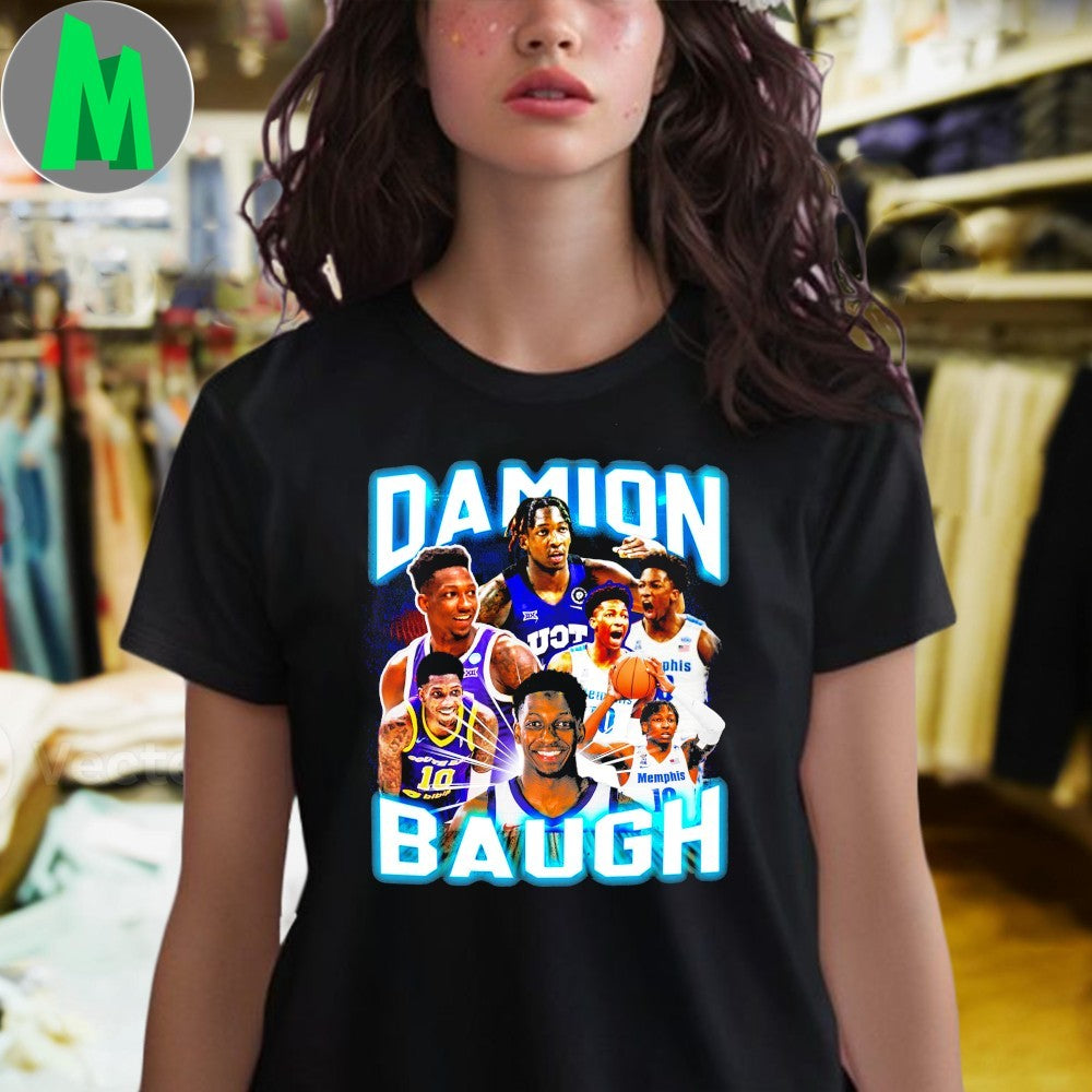 Design Damion Baugh Memphis Basketball Graphic T-Shirt