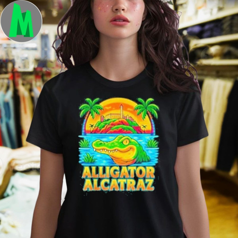 Design Florida Alligator Alcatraz Crocodile Shirt