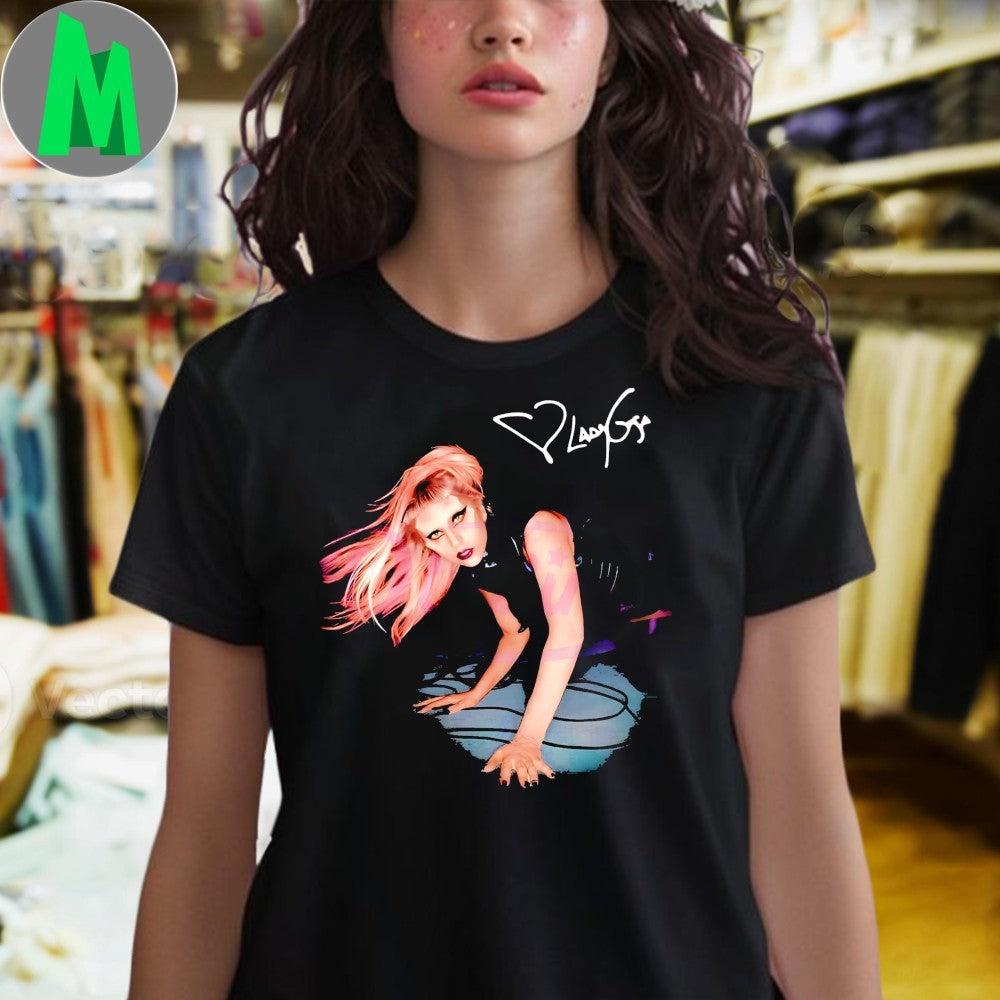 Design Lady Gaga Pop Diva Gothic Stage Pose Shirt