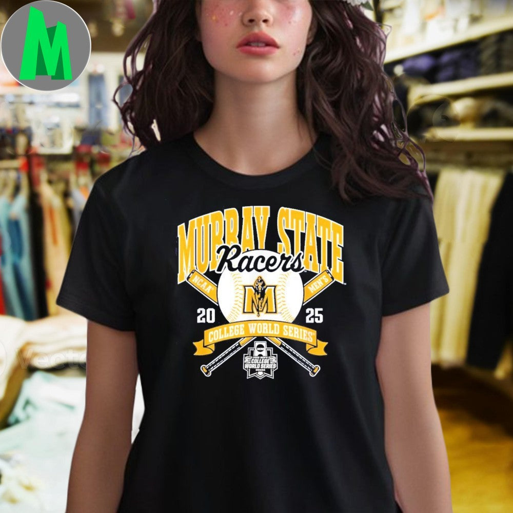 Design Murray State Racers NCAA Men’s College World Series 2025 Baseball Graphic T-Shirt