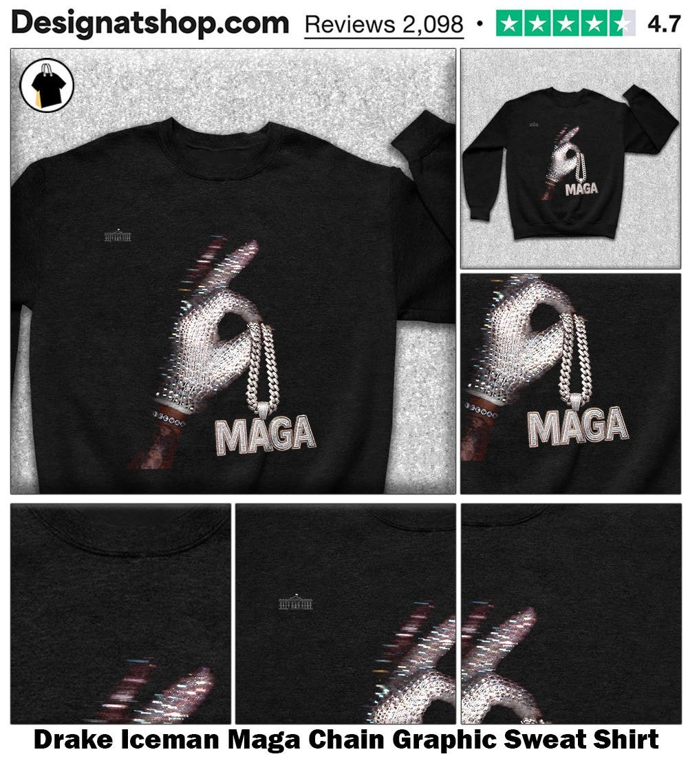 Drake Iceman Maga Chain Graphic shirt