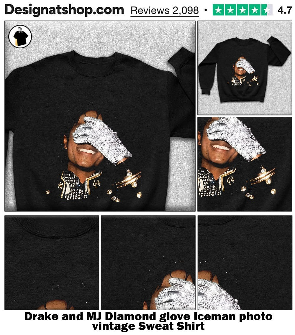 Drake and MJ Diamond glove Iceman photo vintage shirt