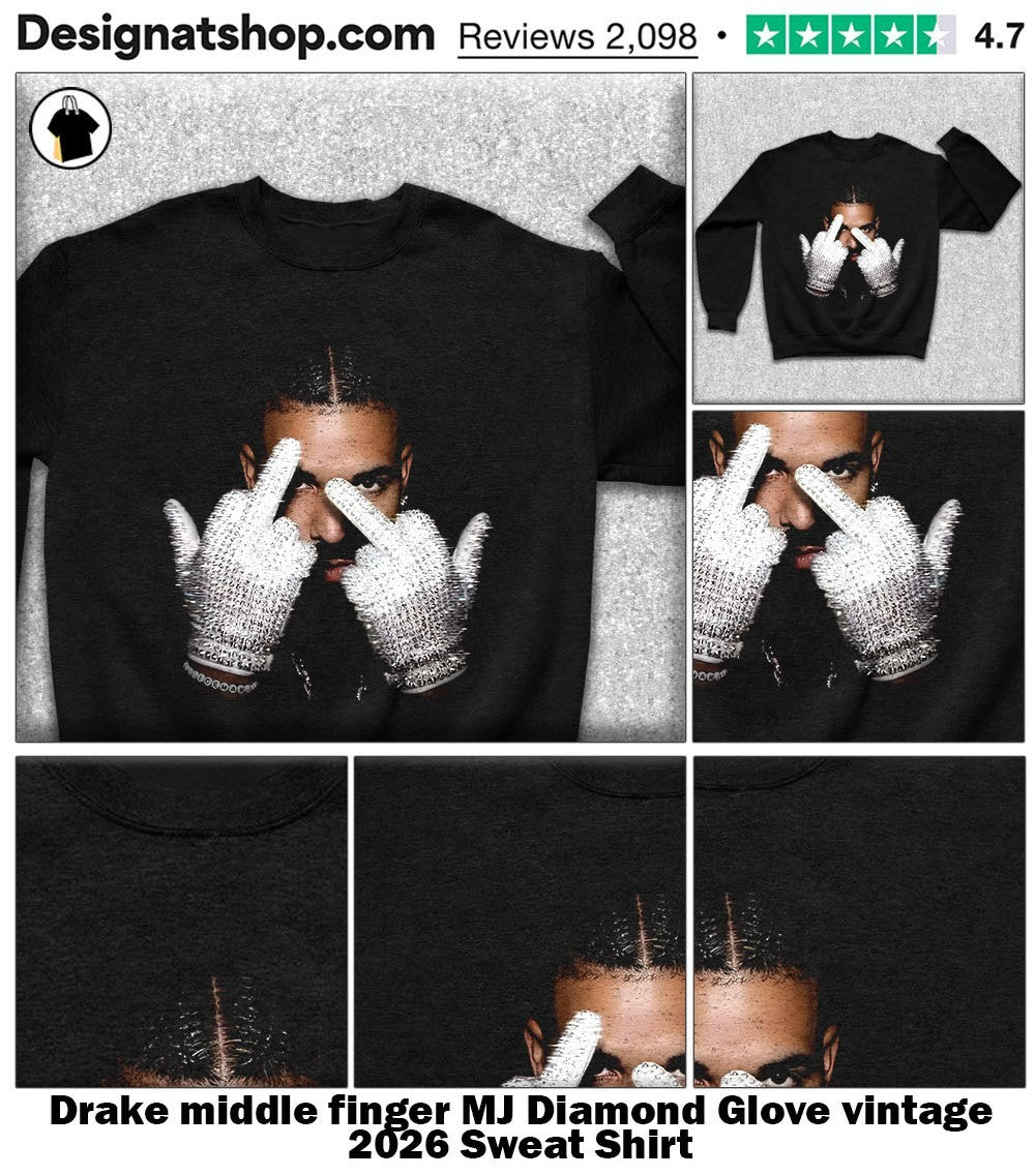 Drake middle finger MJ Diamond Glove vintage 2026 shirt
