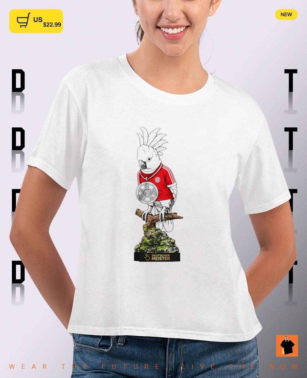 FC Bayern Munich 35 Deutscher Meister Cockatoo shirt