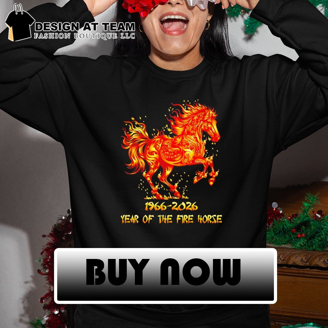 Fire Horse zodiac symbol animal 1966 2026 year of the fire horse shirt
