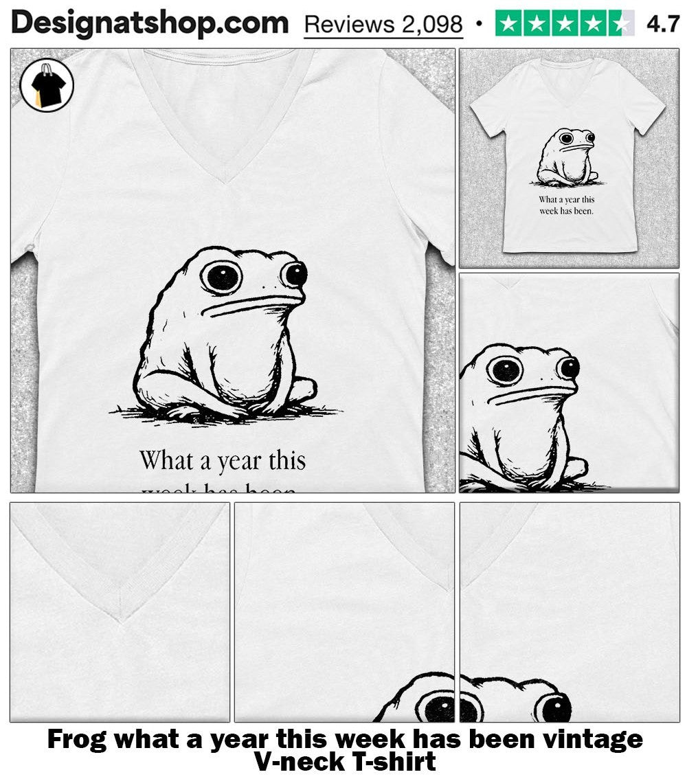 Frog what a year this week has been vintage shirt