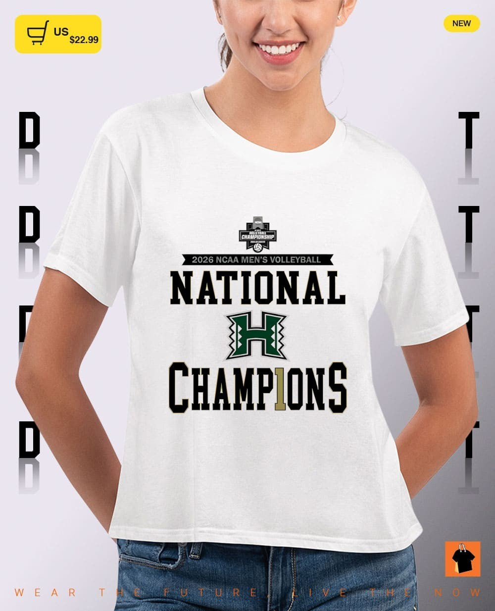 Hawaii Rainbow Warriors 2026 NCAA Men’s Volleyball National Champions shirt