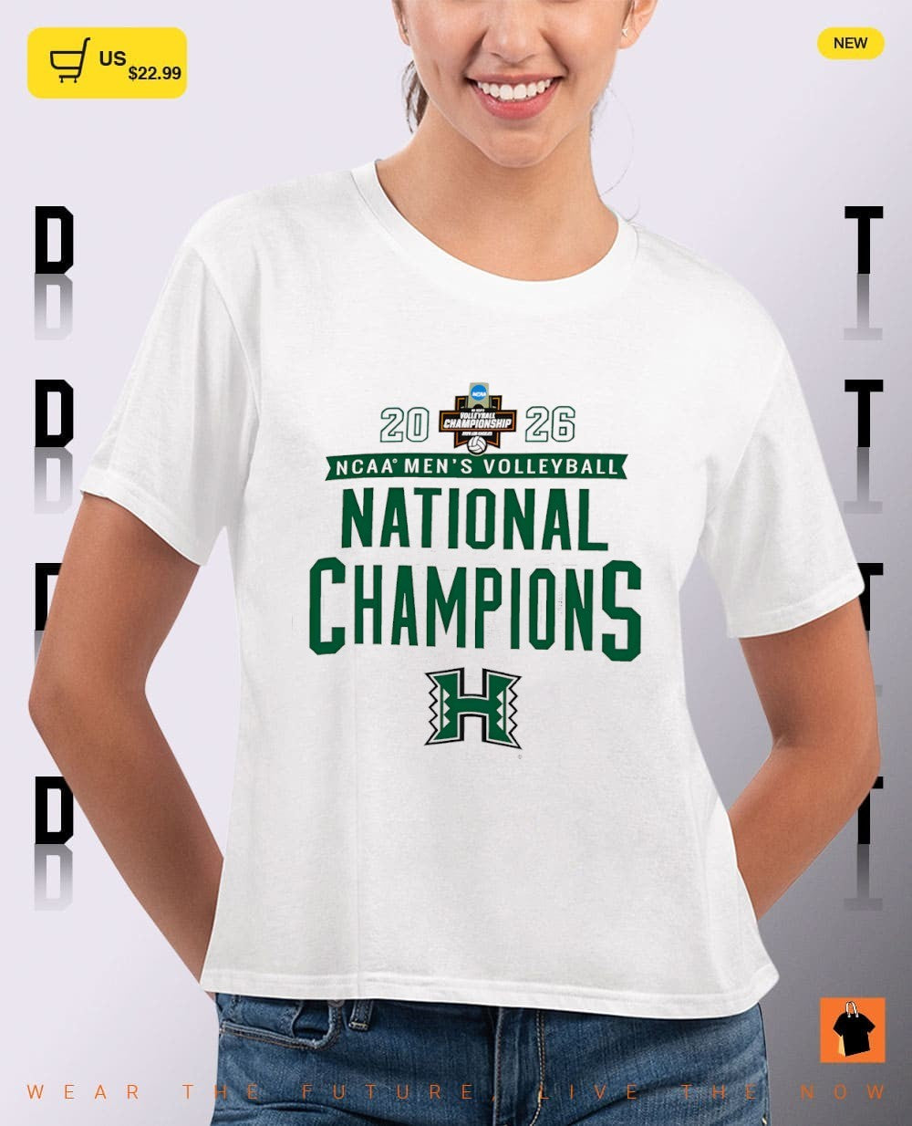 Hawaii Rainbow Warriors NCAA Men’s Volleyball National Champions 2026 shirt
