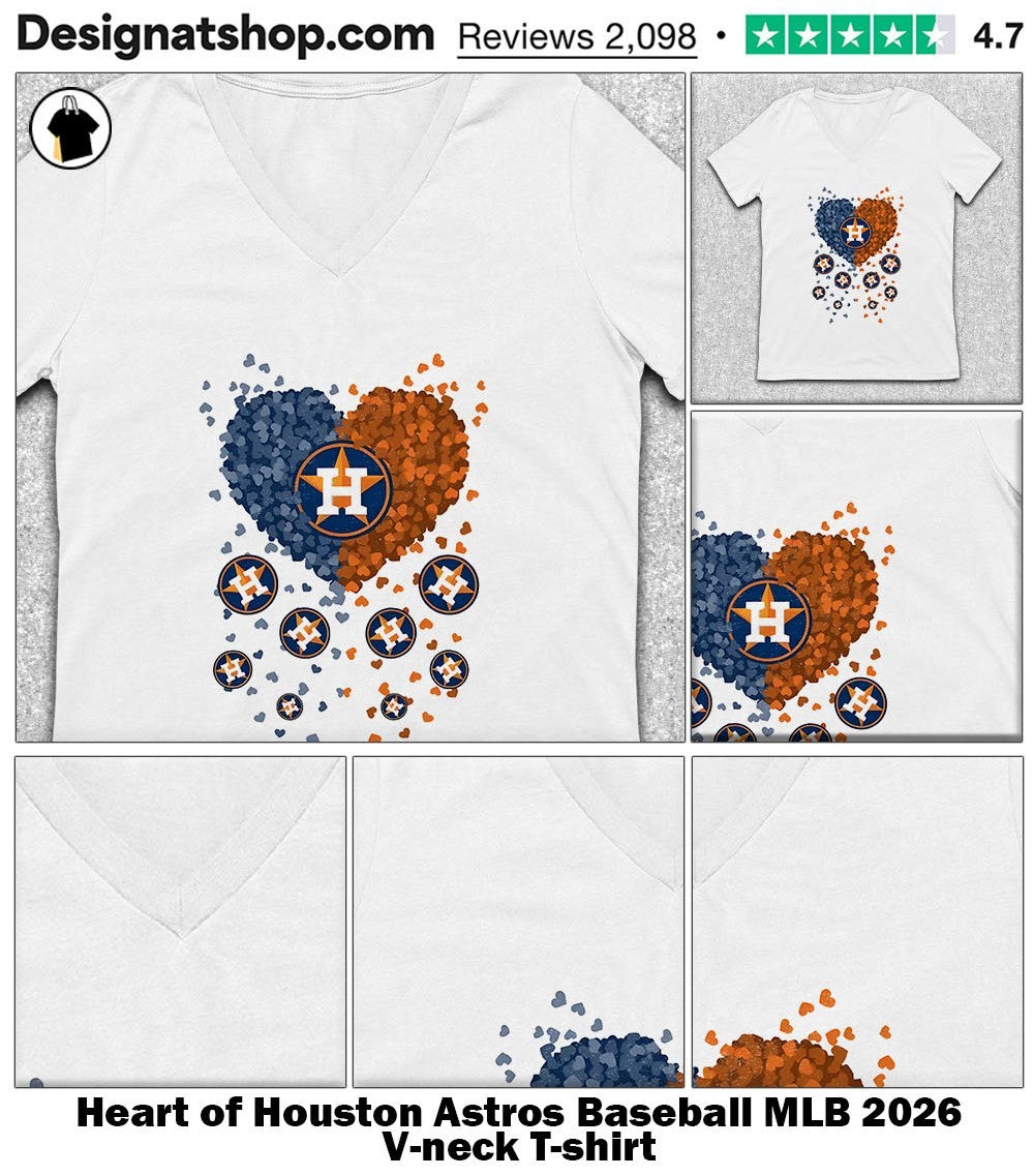 Heart of Houston Astros Baseball MLB 2026 shirt