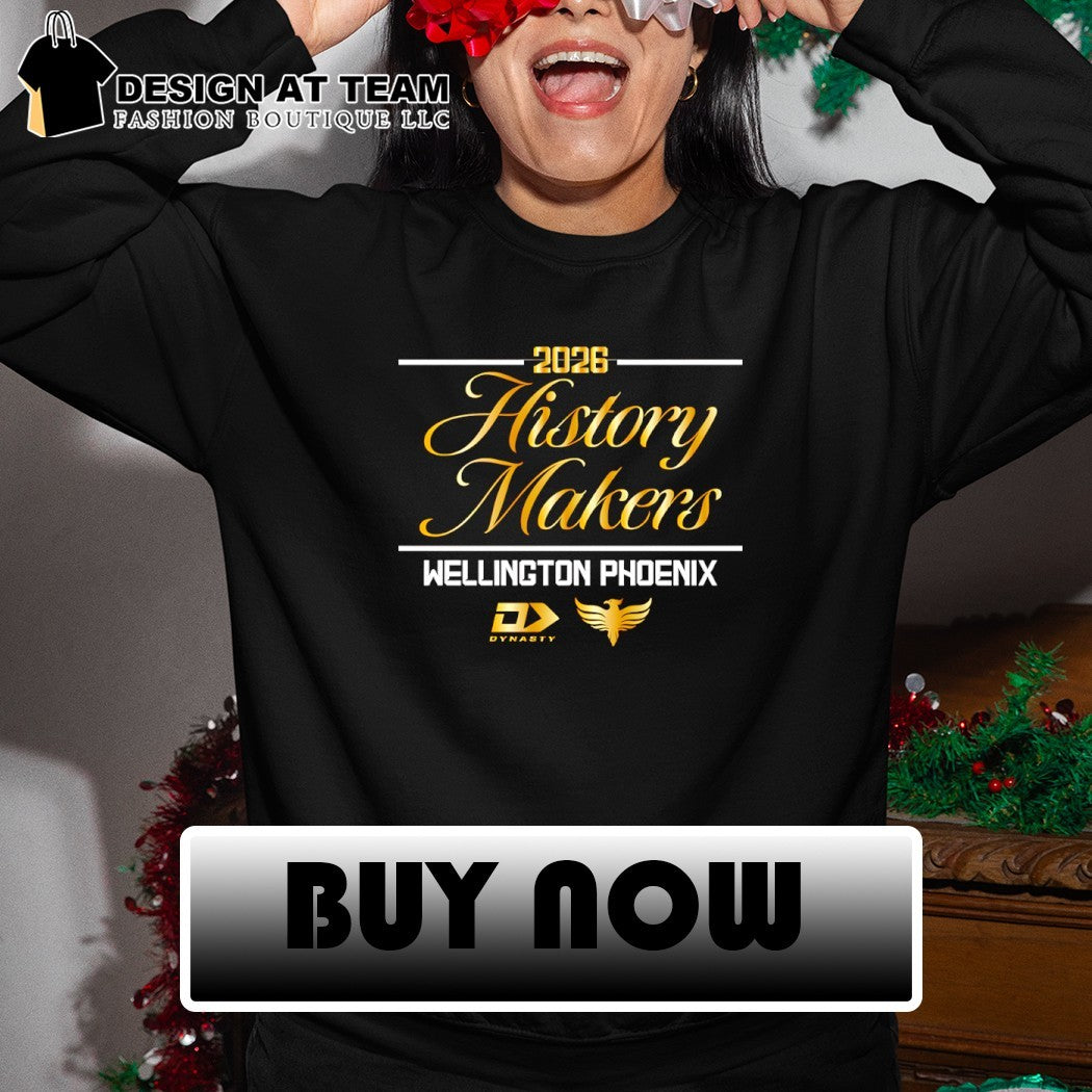 History Makers Wellington Phoenix 2026 logo shirt
