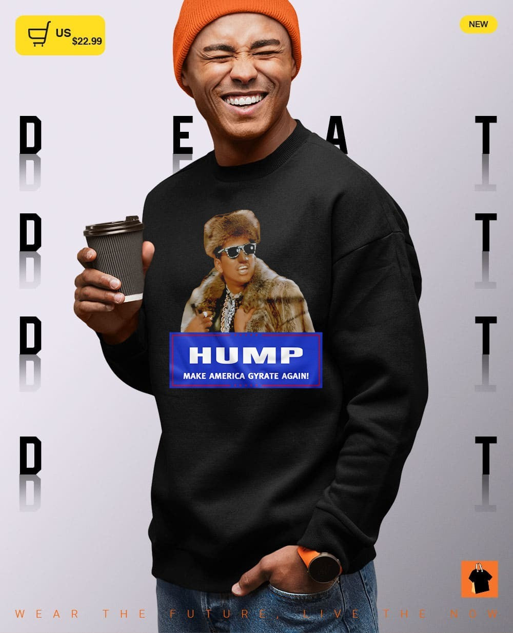 Humpty Hump Shock G rapper Hump Make America Gyrate Again shirt