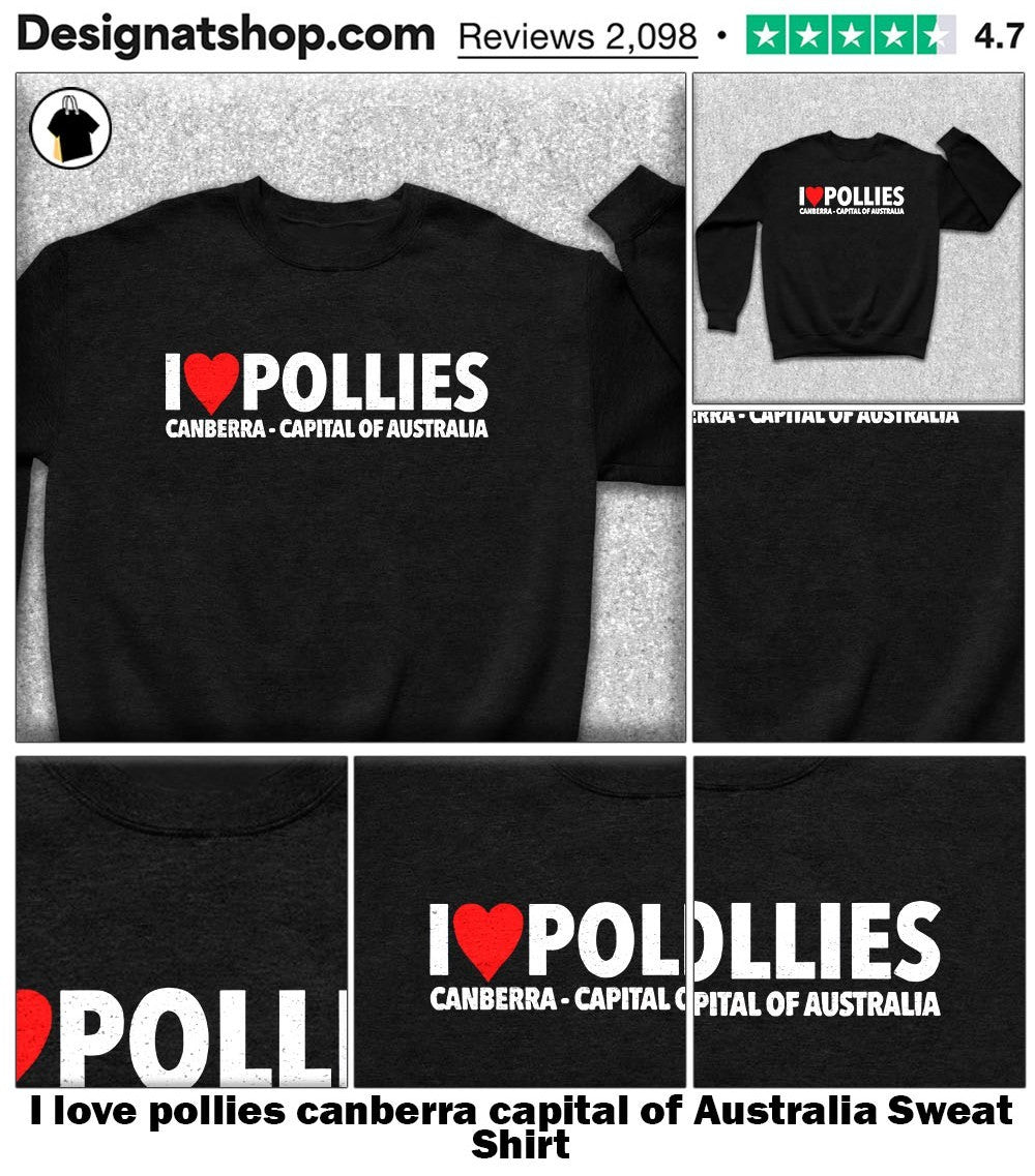I love pollies canberra capital of Australia shirt