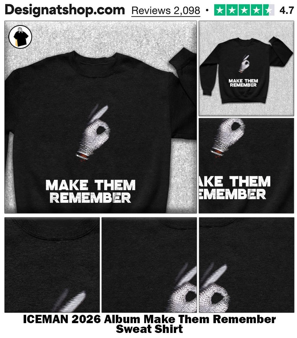ICEMAN 2026 Album Make Them Remember shirt