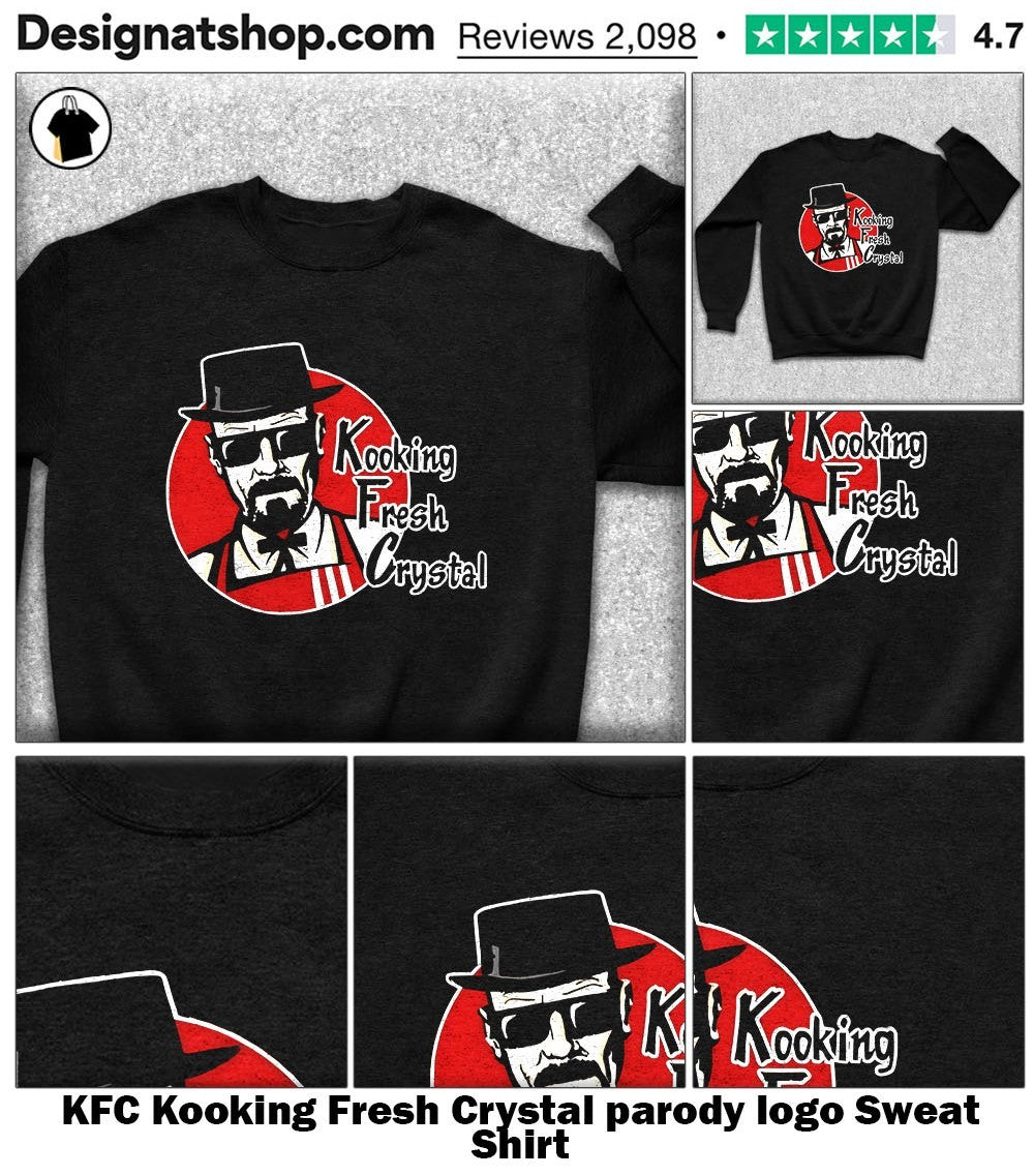 KFC Kooking Fresh Crystal parody logo shirt