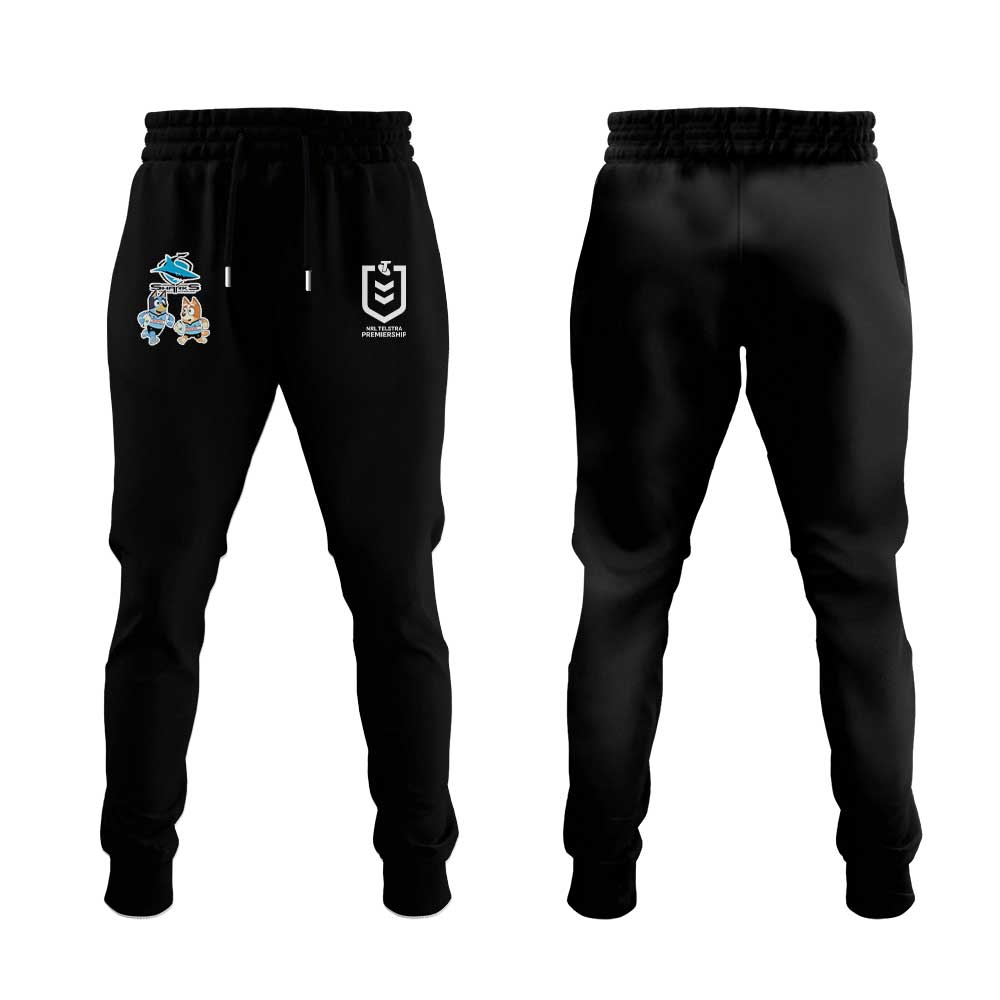 Cronulla Sharks Bluey and Bingo Hoodie