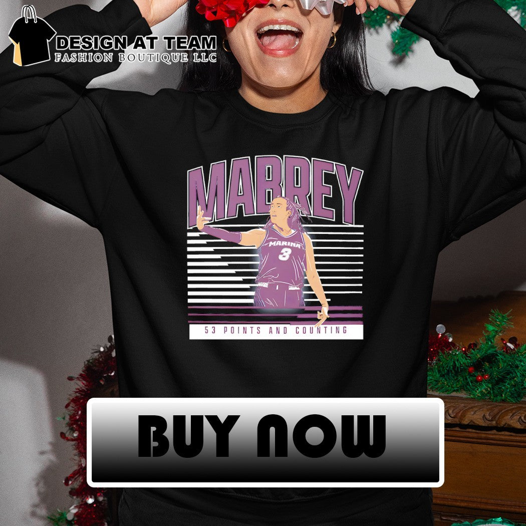 Marina Mabrey Toronto Tempo WNBA The 53-Point Game Basketball 2026 shirt