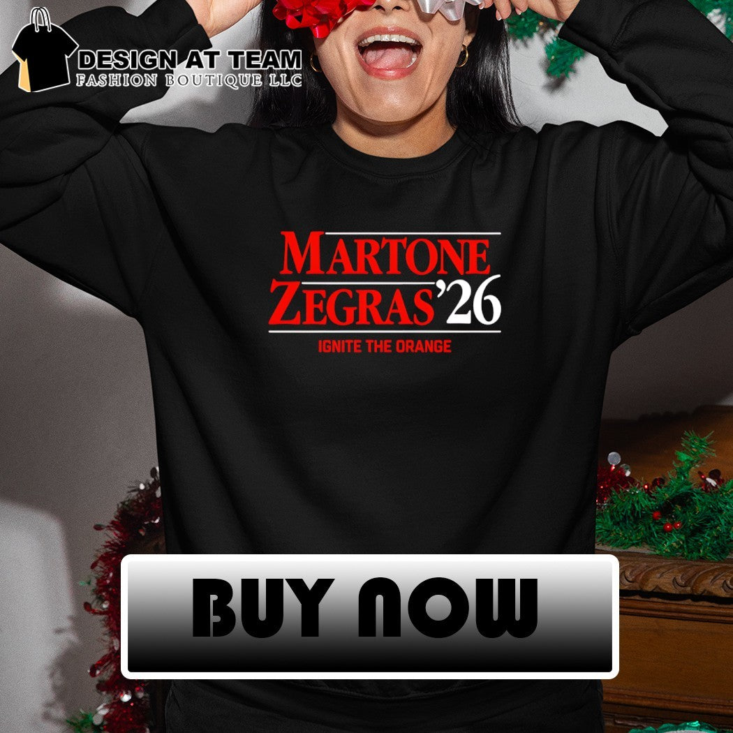Martone Zegras ’26 Porter Martone Trevor Zegras Philadelphia Flyers Hockey Ignite The Orange shirt