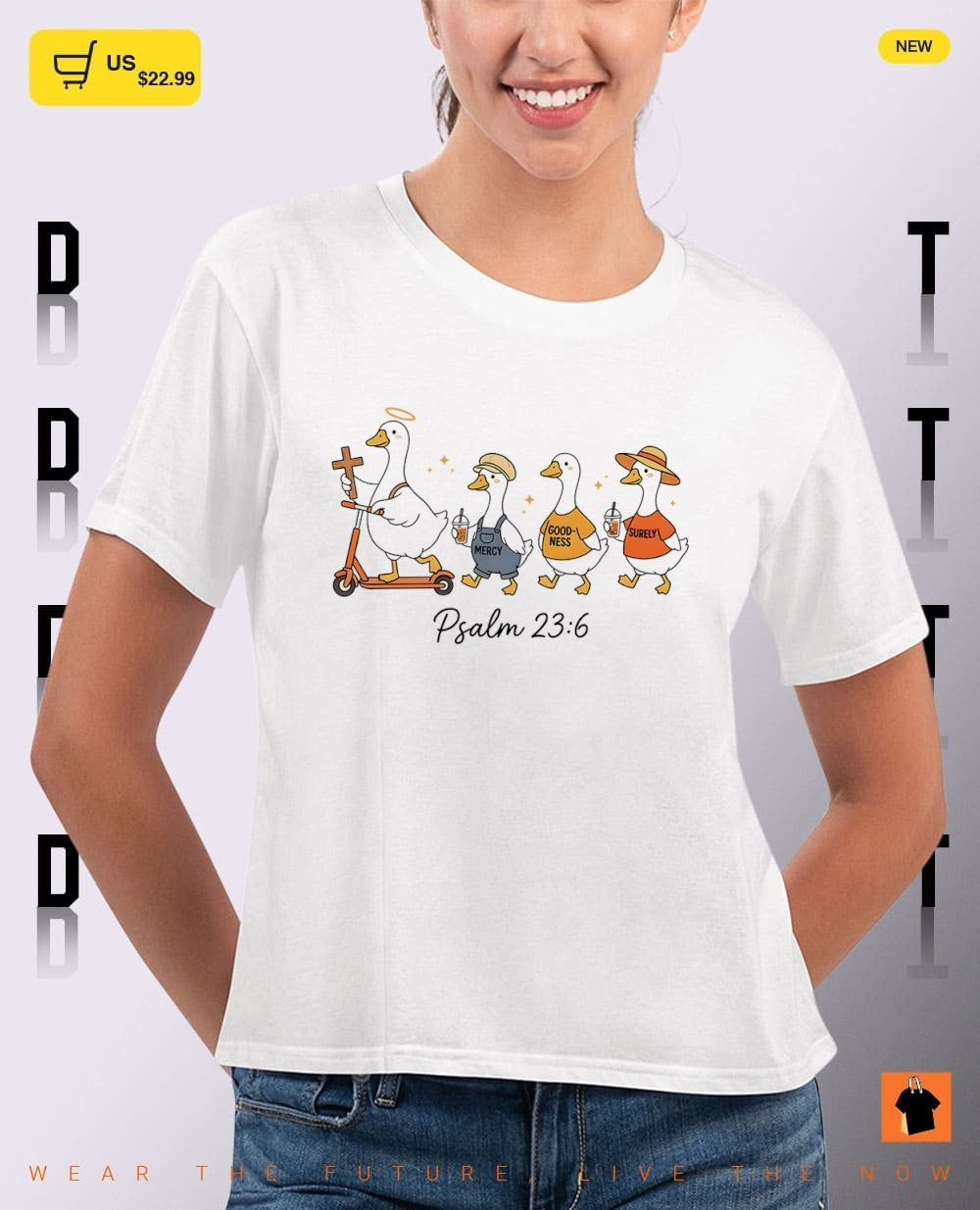 Mercy surely goodness goose shirt