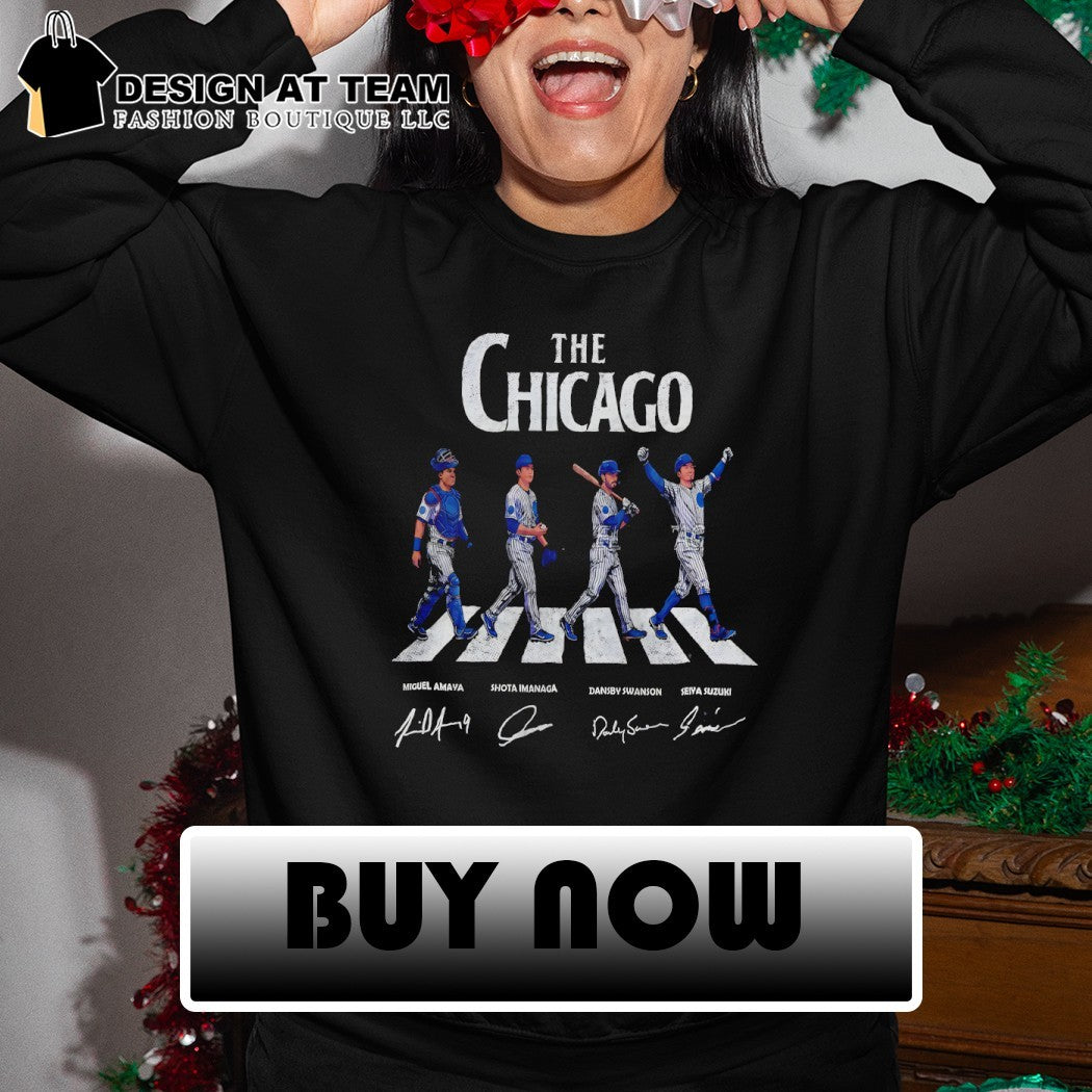 Miguel Amaya Shota Imanaga Dansby Swanson Seiya Suzuki Basketball Abbey Road 2026 signatures shirt