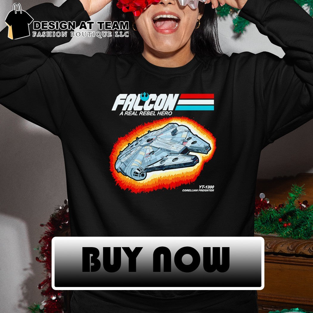 Millennium Falcon A Real Rebel Hero shirt