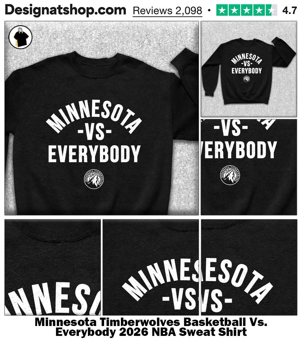 Minnesota Timberwolves Basketball Vs. Everybody 2026 NBA shirt