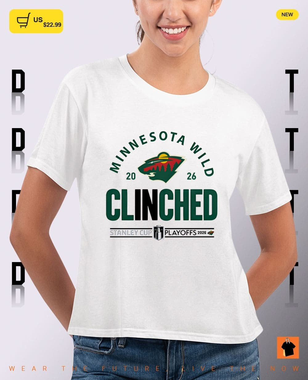 Minnesota Wild Hockey Clinched Stanley Cup Playoffs 2026 shirt