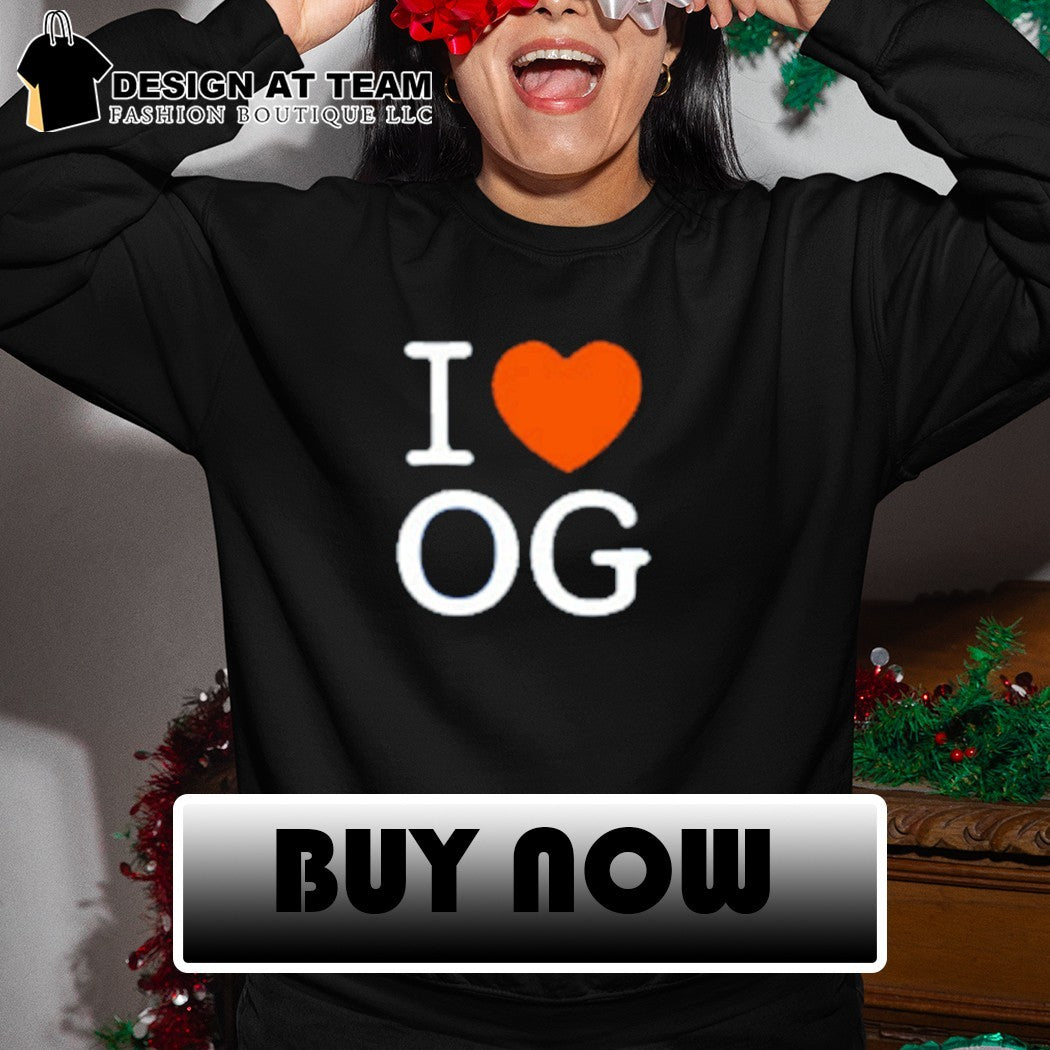 OG Anunoby I love OG orange heart Knicks shirt