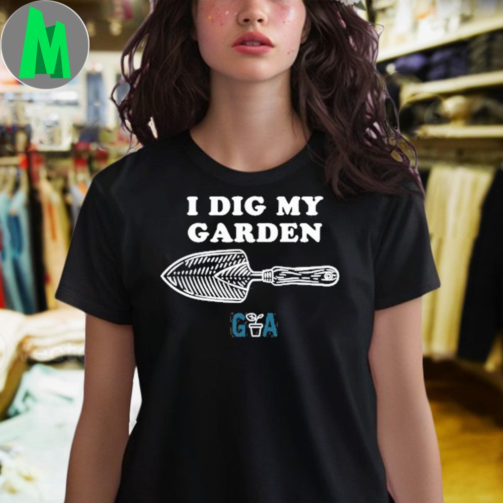 ABC Gardening Australia I Dig My Garden Funny T-Shirt Gardening Hobby Tee