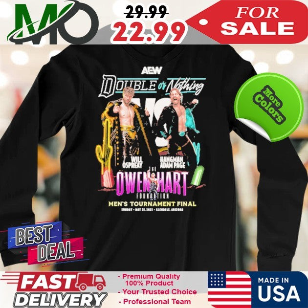 AEW Double or Nothing Will Ospreay Hangman Adam Page Wrestling Shirt