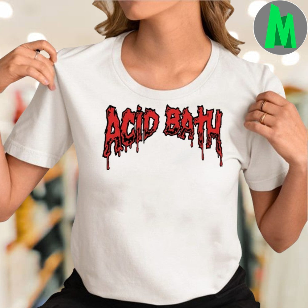 Acid Bath June 28 2025 St. Petersburg, FL Navy T-Shirt