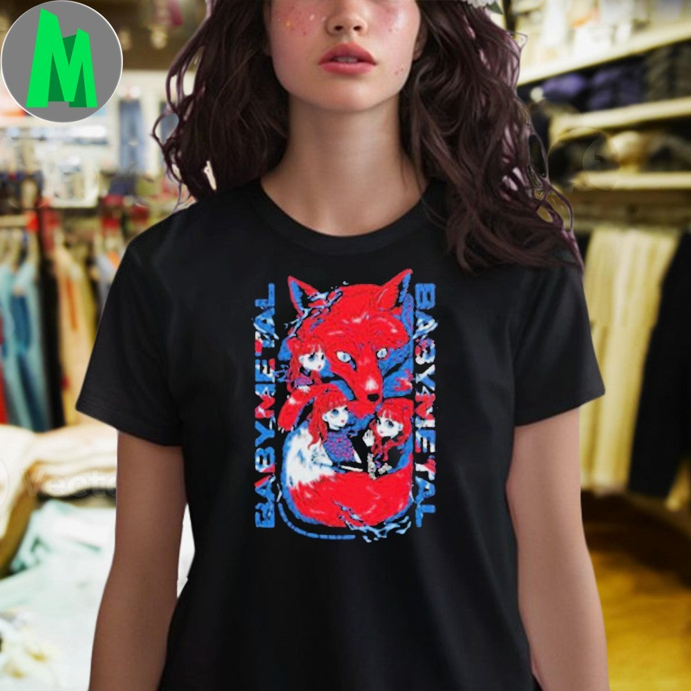 Babymetal UK & Europe Arena Tour 2025 London O2 Exclusive T-Shirt J-Rock Metal Band Merch
