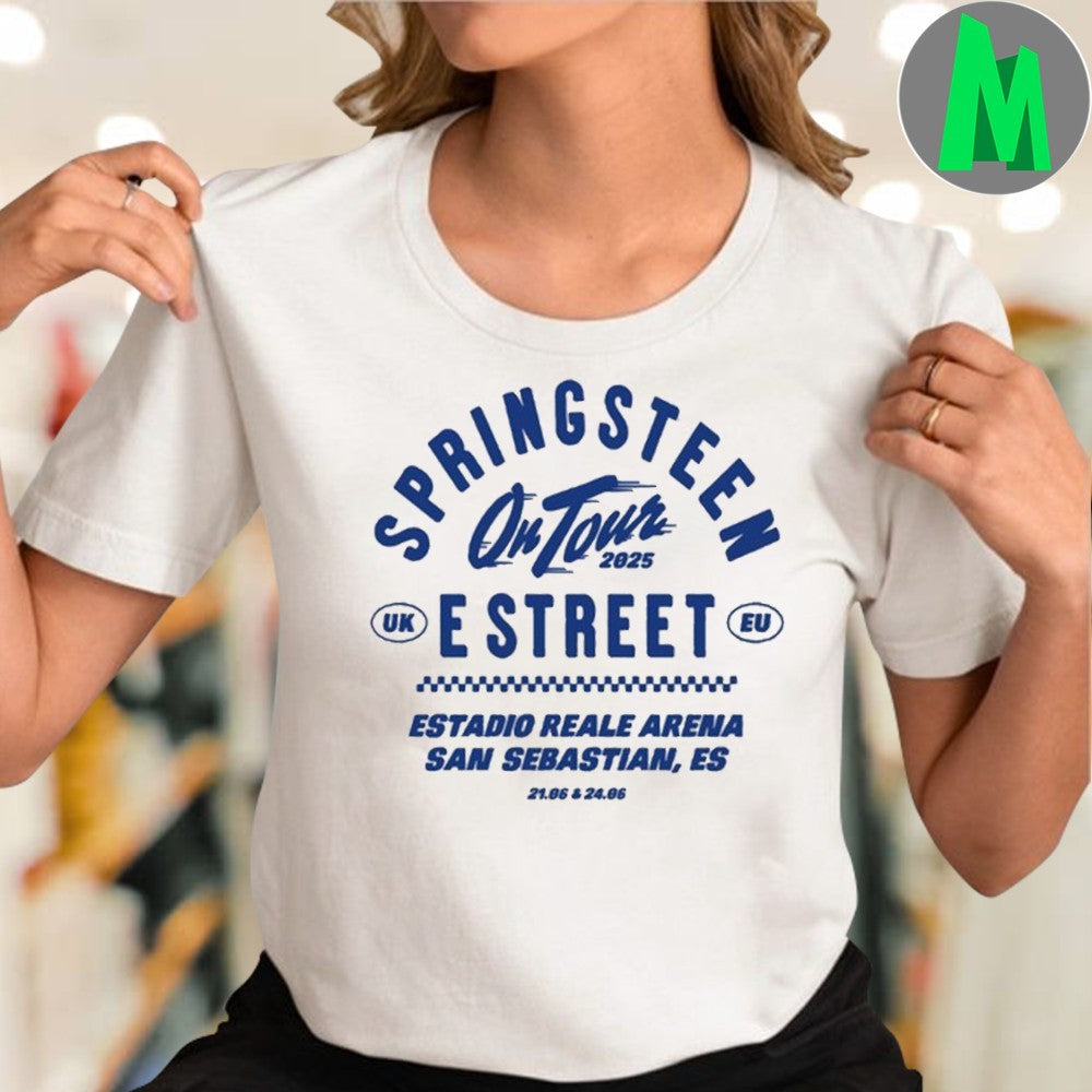 Bruce Springsteen & E Street Band San Sebastian ES June 21 & 24, 2025 Concert Graphic T-Shirt