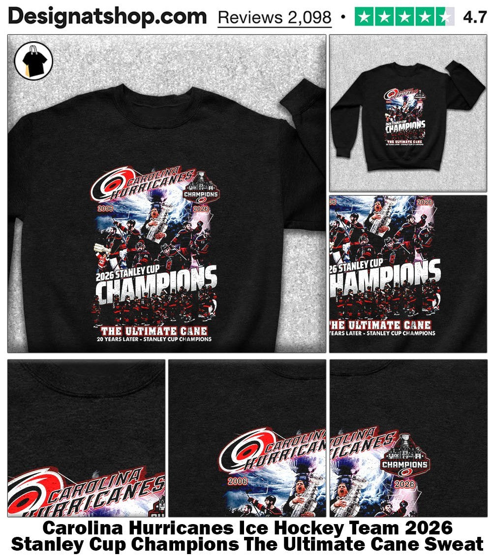 Carolina Hurricanes Ice Hockey Team 2026 Stanley Cup Champions The Ultimate Cane shirt
