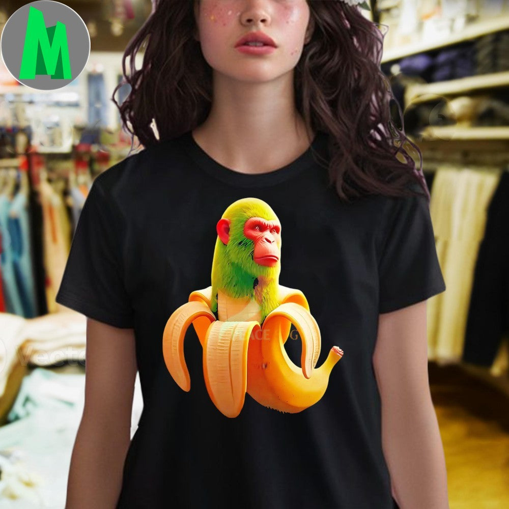 Chimpanzini Bananini Brainrot Character Meme Shirt