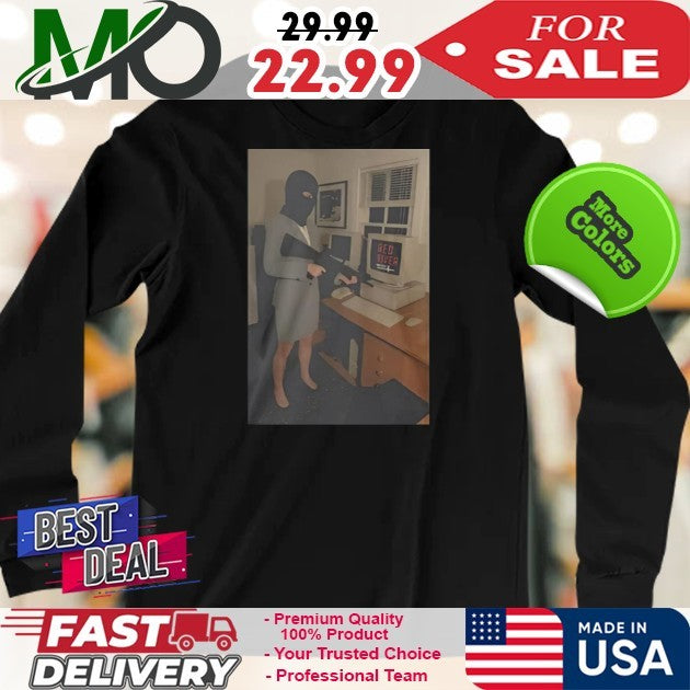 Corporate Hostility Office Insurgency Graphic Statement Shirt