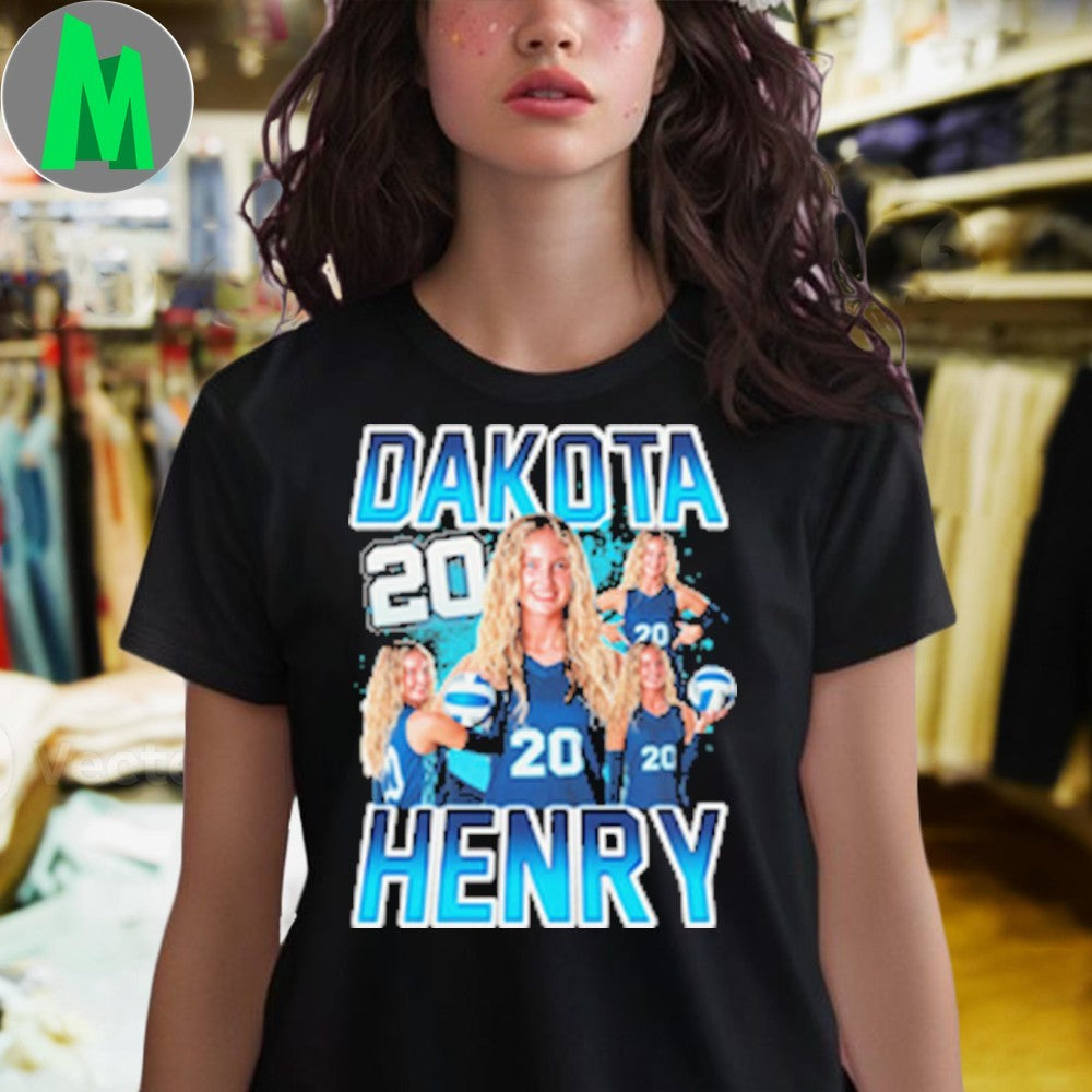 Dakota Henry #20 Volleyball Player Graphic T-Shirt