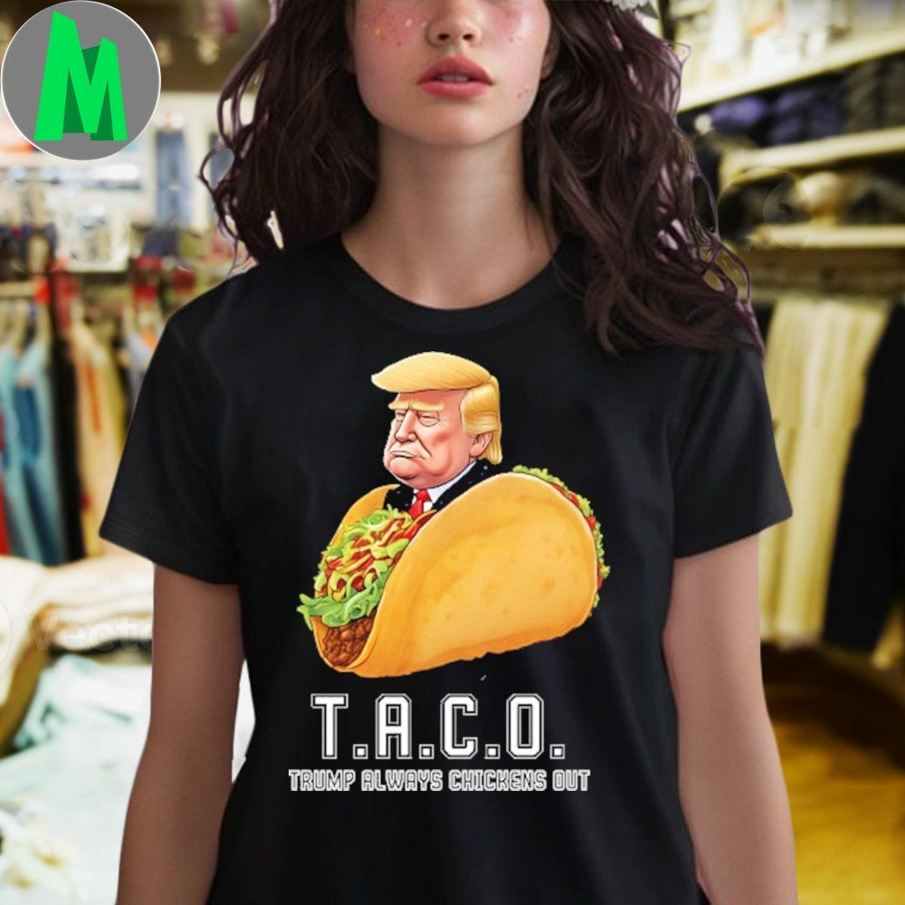 Donald Trump Taco Body T-Shirt Political Satire Humorous Anti-Trump Graphic Tee