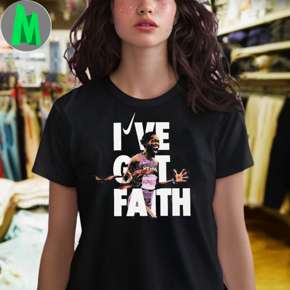 Faith Kipyegon I’ve Got Faith Running T-Shirt