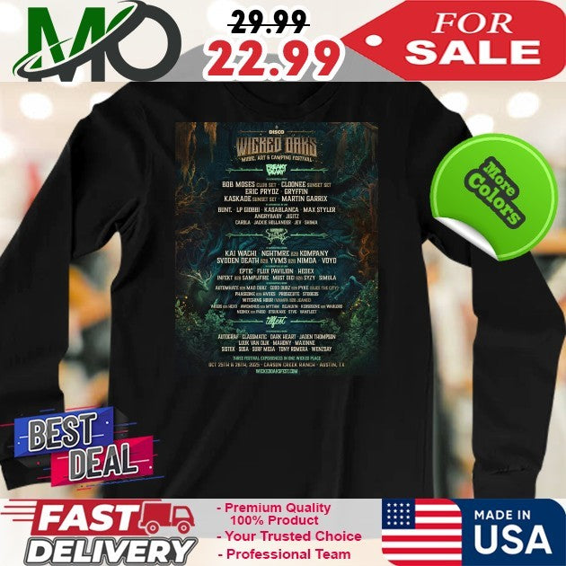 Freaky Deaky Wicked Daks Music Art And Camping Festival Shirt