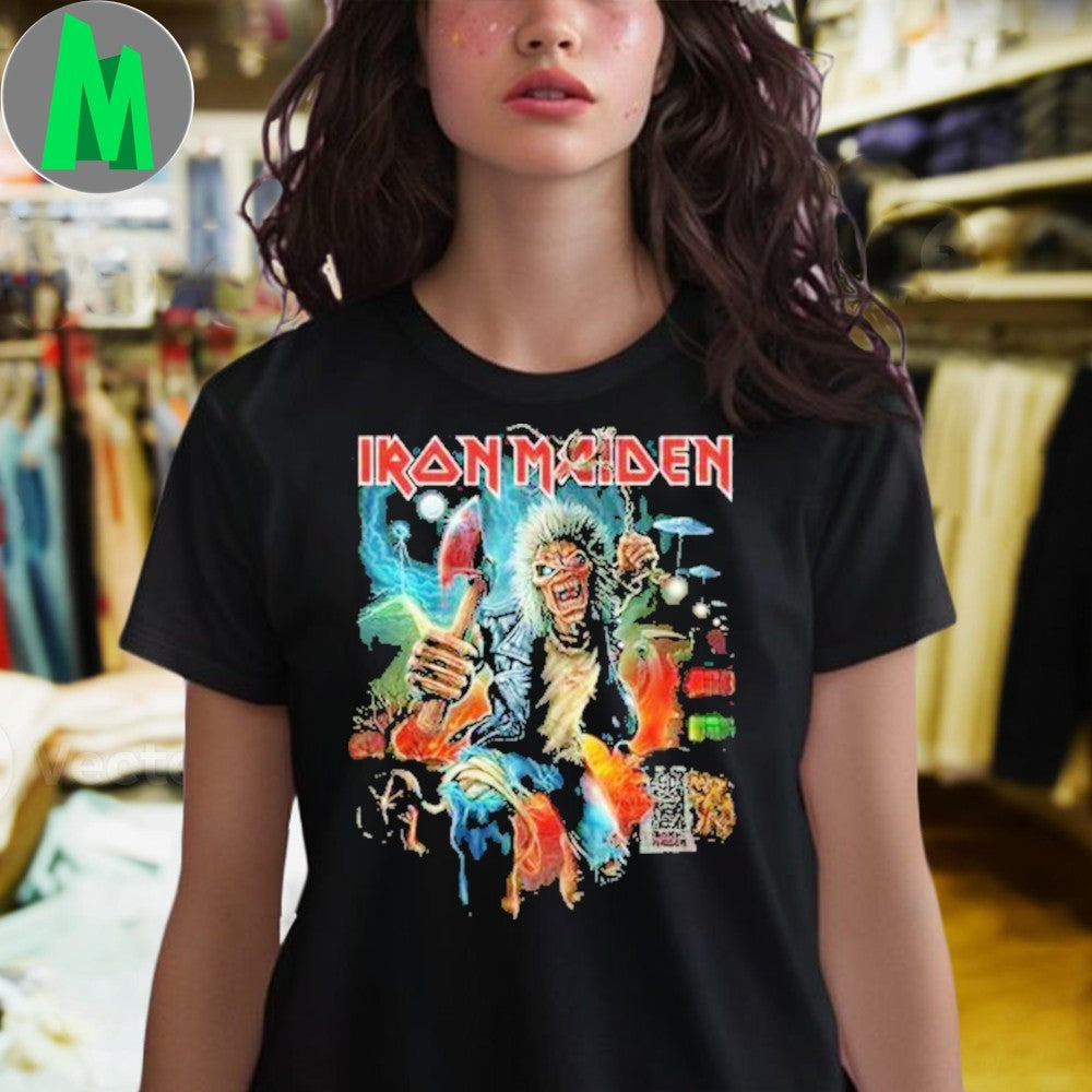 Iron Maiden Run For Your Lives Official Tour Art 2025 T-Shirt Heavy Metal Band Merch Eddie Graphic Tee